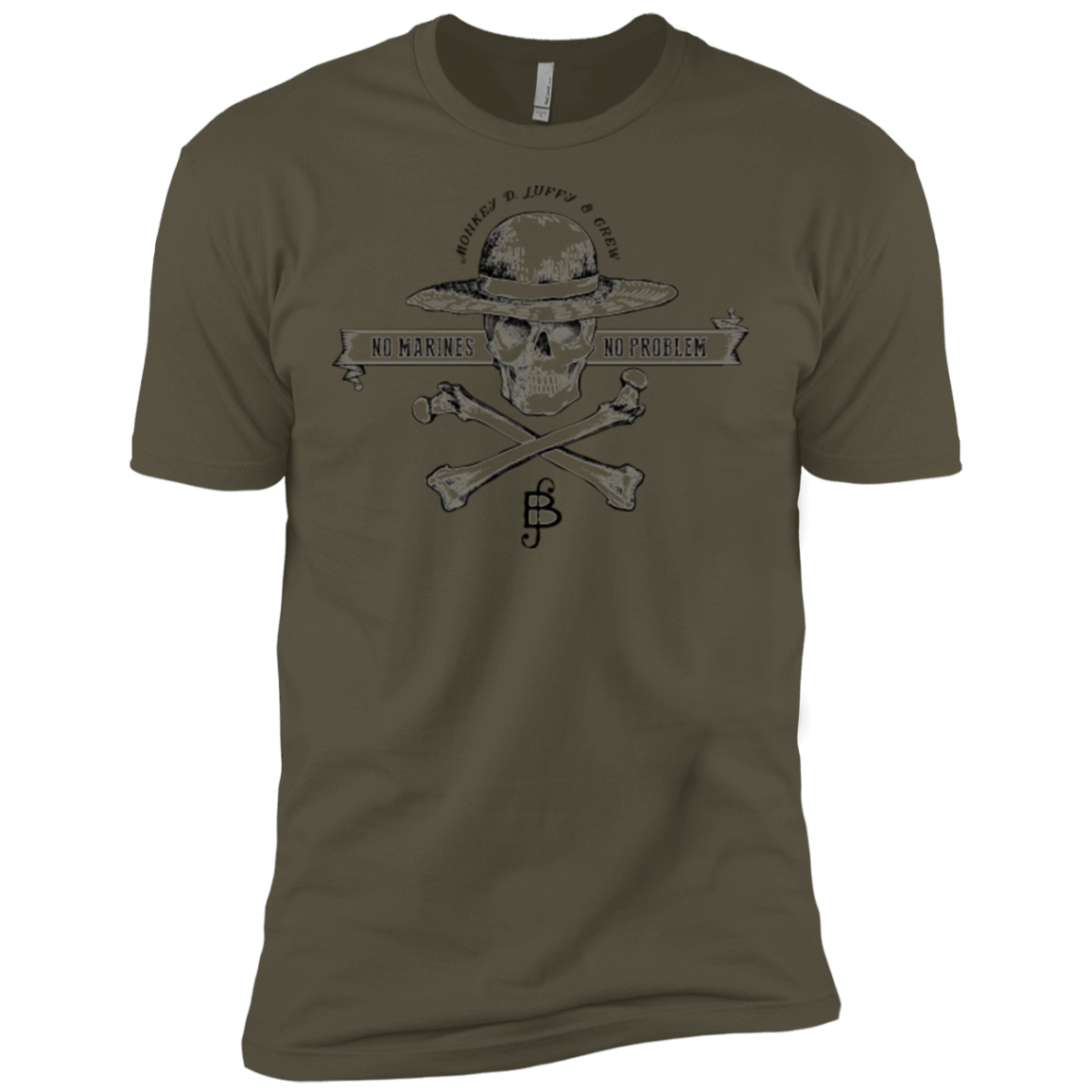 T-Shirts Military Green / X-Small Luffy Men's Premium T-Shirt