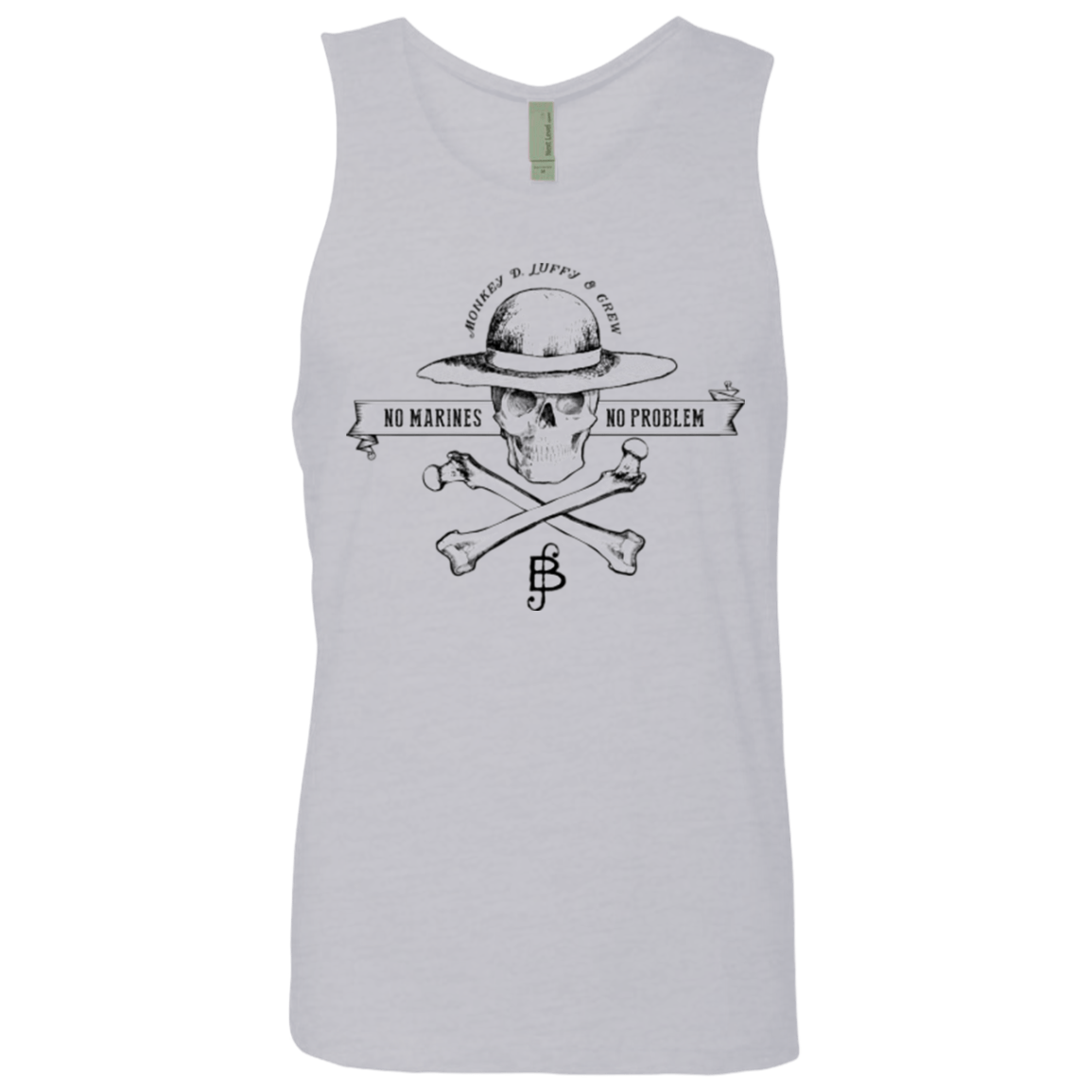 T-Shirts Heather Grey / Small Luffy Men's Premium Tank Top