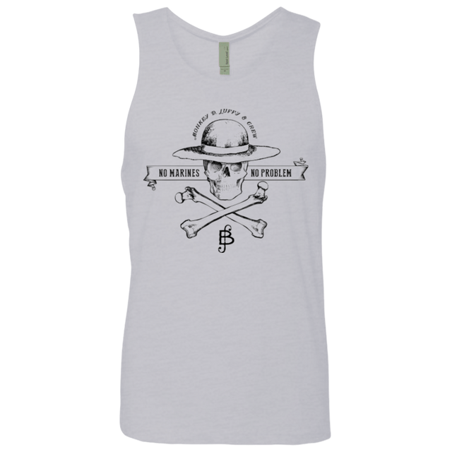 T-Shirts Heather Grey / Small Luffy Men's Premium Tank Top