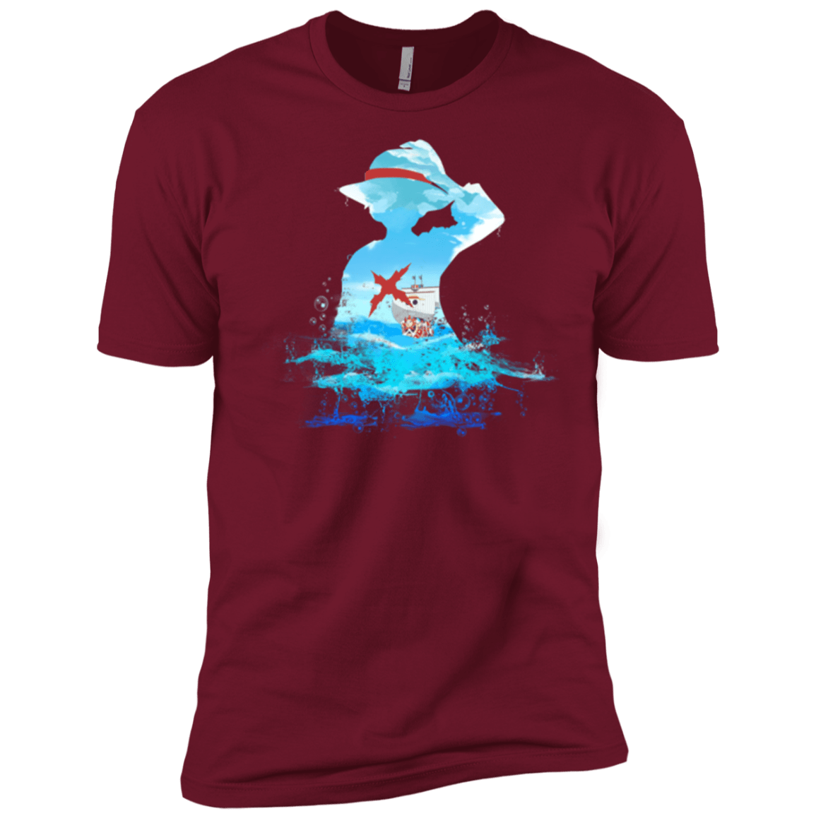 T-Shirts Cardinal / X-Small Luffy sea 2 Men's Premium T-Shirt