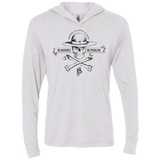 T-Shirts Heather White / X-Small Luffy Triblend Long Sleeve Hoodie Tee