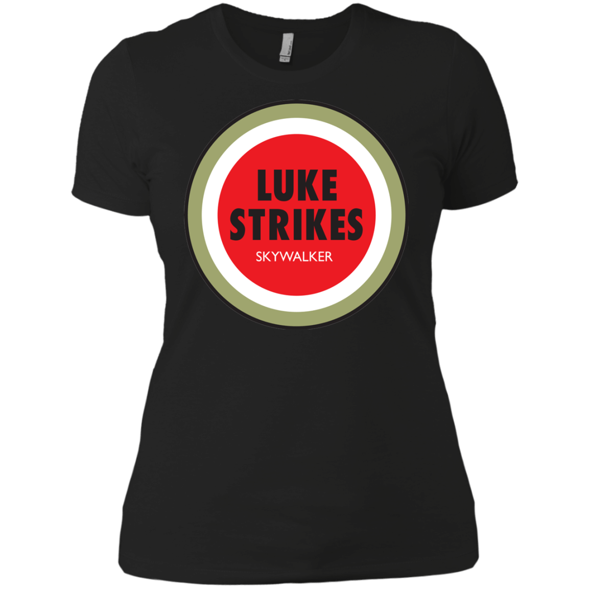 T-Shirts Black / X-Small Luke Strikes Women's Premium T-Shirt