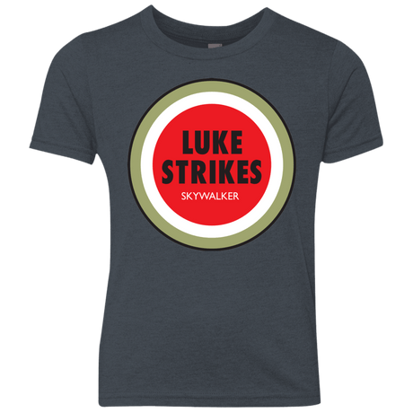 T-Shirts Vintage Navy / YXS Luke Strikes Youth Triblend T-Shirt
