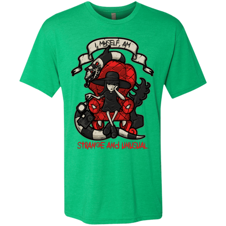 T-Shirts Envy / Small LYDIA THE STRANGE Men's Triblend T-Shirt