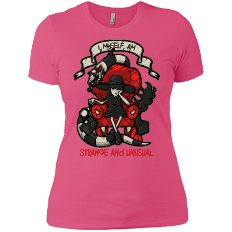 T-Shirts Hot Pink / X-Small LYDIA THE STRANGE Women's Premium T-Shirt