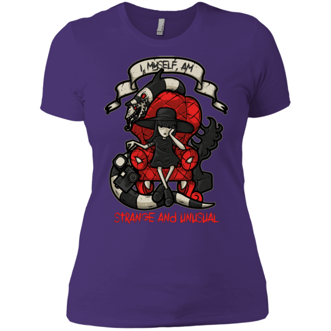 T-Shirts Purple / X-Small LYDIA THE STRANGE Women's Premium T-Shirt
