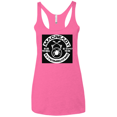 T-Shirts Vintage Pink / X-Small Macready V6 Women's Triblend Racerback Tank