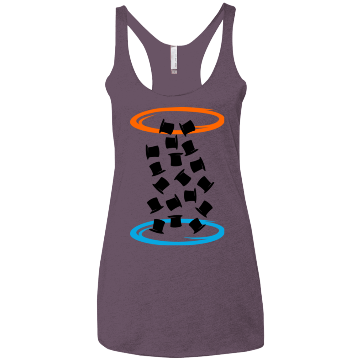 T-Shirts Vintage Purple / X-Small Magic portal Women's Triblend Racerback Tank