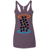 T-Shirts Vintage Purple / X-Small Magic portal Women's Triblend Racerback Tank