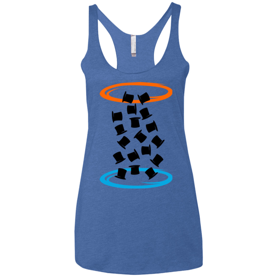 T-Shirts Vintage Royal / X-Small Magic portal Women's Triblend Racerback Tank