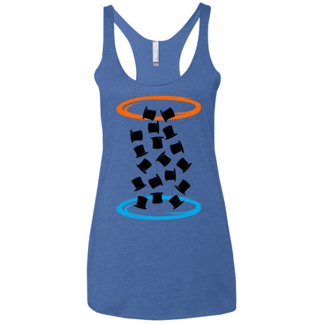 T-Shirts Vintage Royal / X-Small Magic portal Women's Triblend Racerback Tank