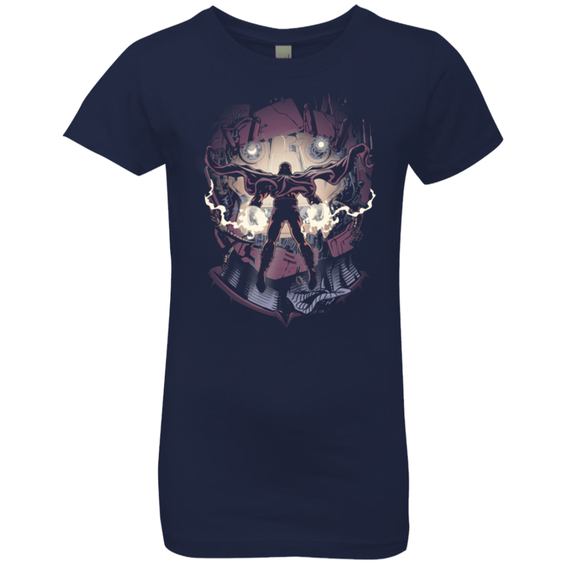 T-Shirts Midnight Navy / YXS Magnetic Confrontation Girls Premium T-Shirt