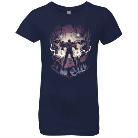 T-Shirts Midnight Navy / YXS Magnetic Confrontation Girls Premium T-Shirt