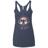 T-Shirts Vintage Navy / X-Small Magnetic Confrontation Women's Triblend Racerback Tank