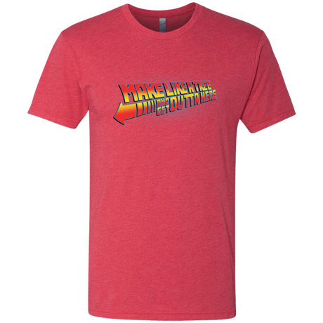 T-Shirts Vintage Red / Small Make Like A Tree Men's Triblend T-Shirt