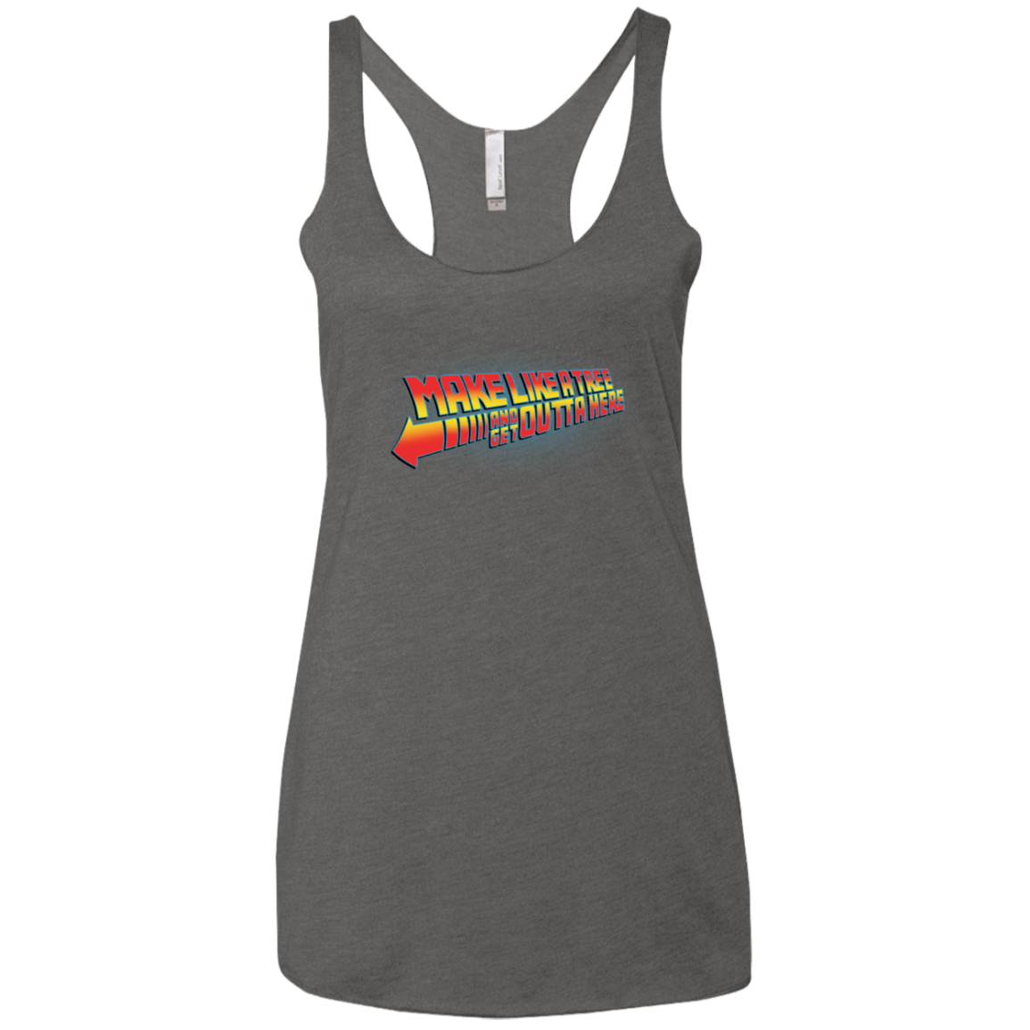 T-Shirts Premium Heather / X-Small Make Like A Tree Women's Triblend Racerback Tank