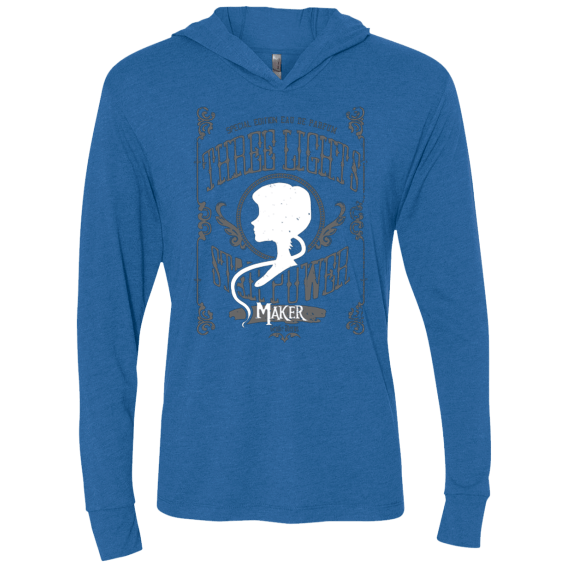 T-Shirts Vintage Royal / X-Small Maker Triblend Long Sleeve Hoodie Tee