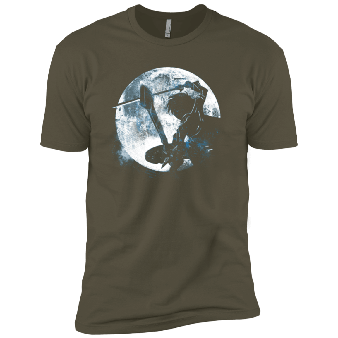 T-Shirts Military Green / X-Small Male Gamer Moon Men's Premium T-Shirt