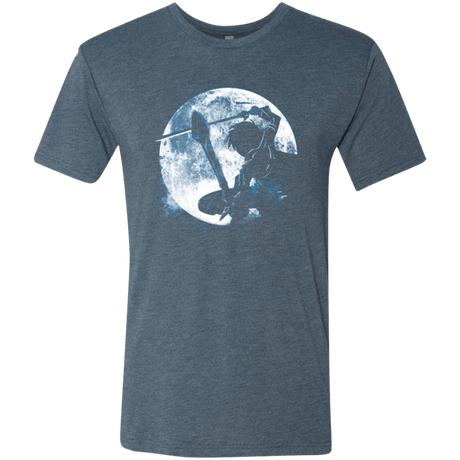 T-Shirts Indigo / Small Male Gamer Moon Men's Triblend T-Shirt