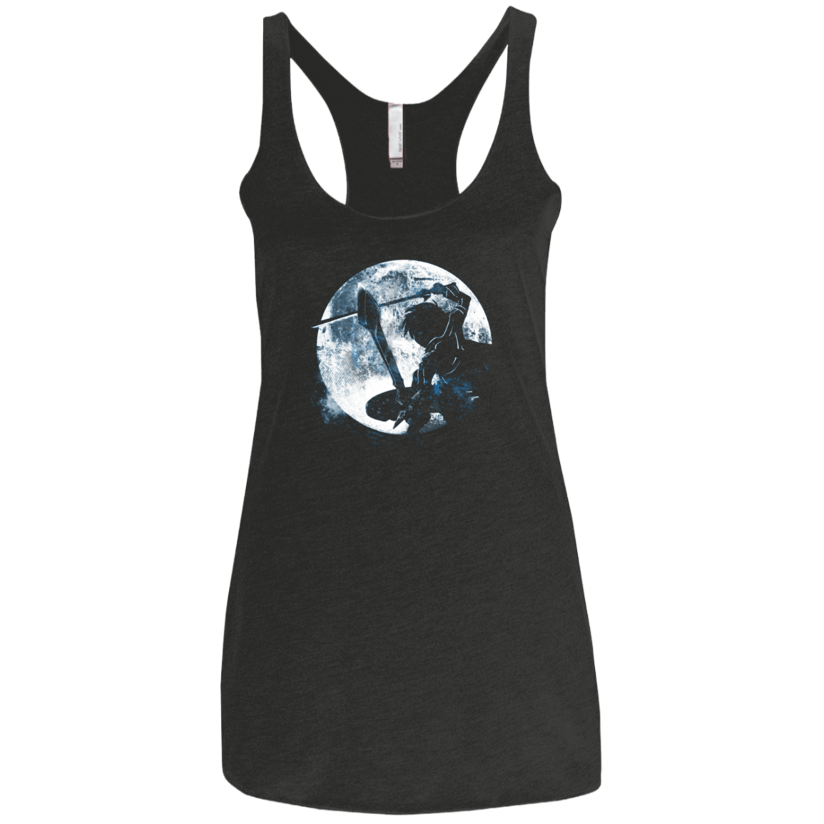 T-Shirts Vintage Black / X-Small Male Gamer Moon Women's Triblend Racerback Tank
