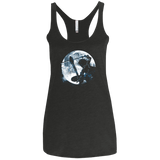 T-Shirts Vintage Black / X-Small Male Gamer Moon Women's Triblend Racerback Tank