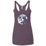 T-Shirts Vintage Purple / X-Small Male Gamer Moon Women's Triblend Racerback Tank
