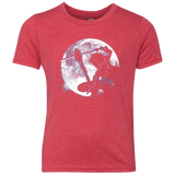 T-Shirts Vintage Red / YXS Male Gamer Moon Youth Triblend T-Shirt