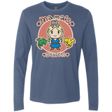 T-Shirts Indigo / Small Mamas Dragons Men's Premium Long Sleeve