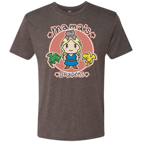 T-Shirts Macchiato / Small Mamas Dragons Men's Triblend T-Shirt