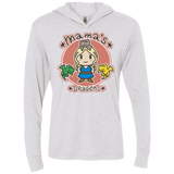 T-Shirts Heather White / X-Small Mamas Dragons Triblend Long Sleeve Hoodie Tee