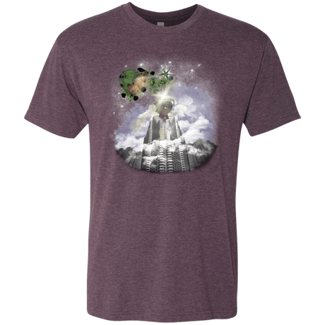 T-Shirts Vintage Purple / Small Man of Tomorrow Men's Triblend T-Shirt