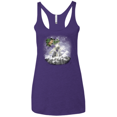 T-Shirts Purple / X-Small Man of Tomorrow Women's Triblend Racerback Tank