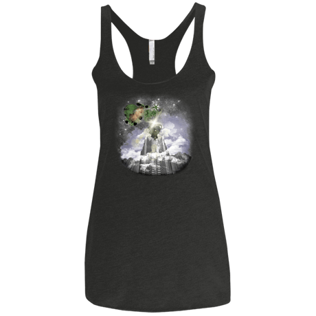 T-Shirts Vintage Black / X-Small Man of Tomorrow Women's Triblend Racerback Tank