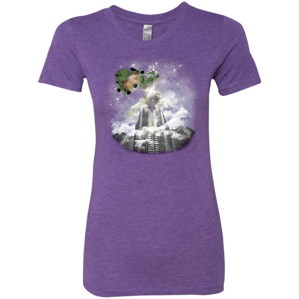 T-Shirts Purple Rush / Small Man of Tomorrow Women's Triblend T-Shirt