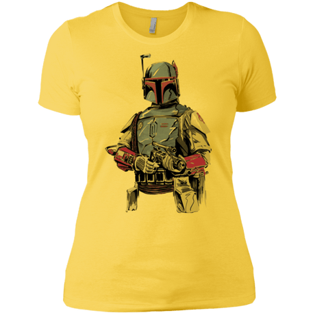 T-Shirts Vibrant Yellow / X-Small Mandalorian Bounty Hunter Women's Premium T-Shirt