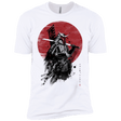 T-Shirts White / YXS Mandalorian Samurai Boys Premium T-Shirt