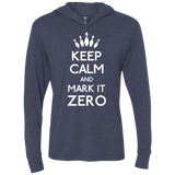 T-Shirts Vintage Navy / X-Small Mark it Zero Triblend Long Sleeve Hoodie Tee
