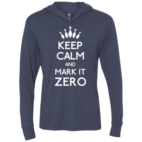 T-Shirts Vintage Navy / X-Small Mark it Zero Triblend Long Sleeve Hoodie Tee