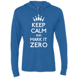 T-Shirts Vintage Royal / X-Small Mark it Zero Triblend Long Sleeve Hoodie Tee