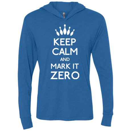 T-Shirts Vintage Royal / X-Small Mark it Zero Triblend Long Sleeve Hoodie Tee