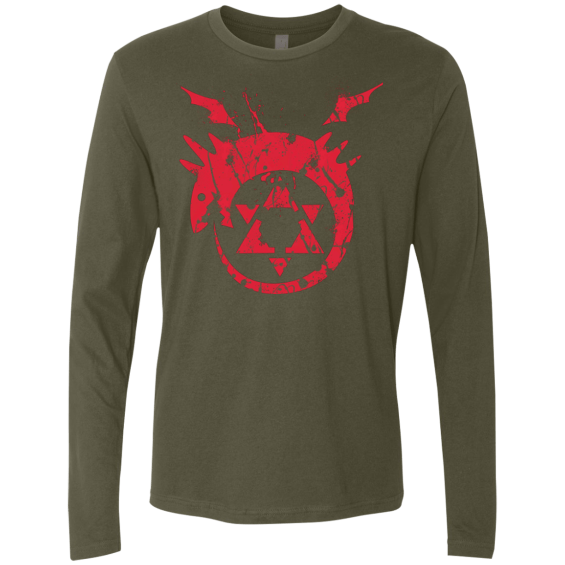 T-Shirts Military Green / Small Mark of the Serpent Men's Premium Long Sleeve