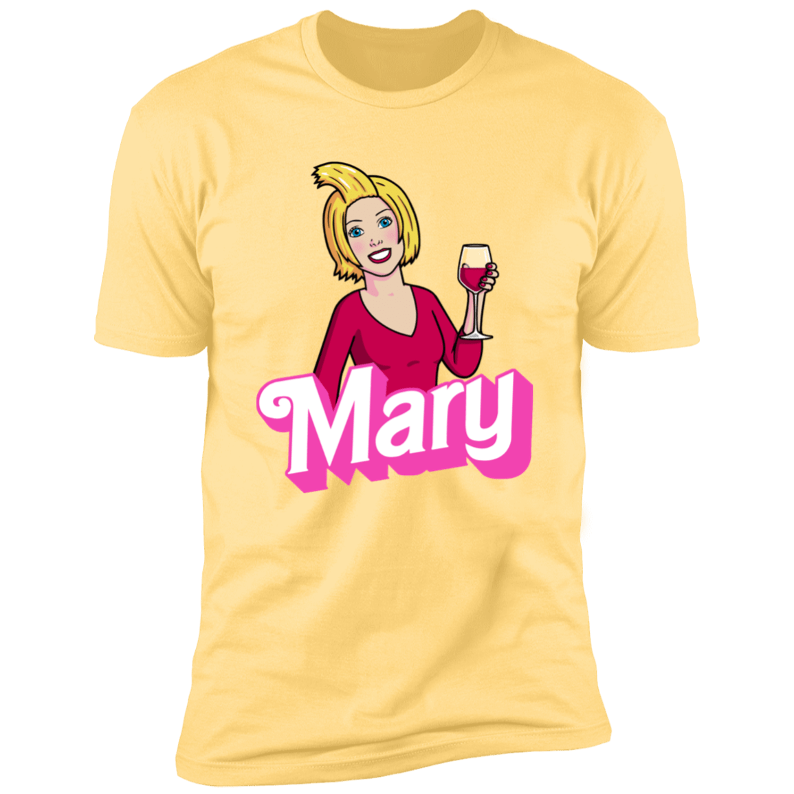 T-Shirts Banana Cream / S Mary Doll Men's Premium T-Shirt