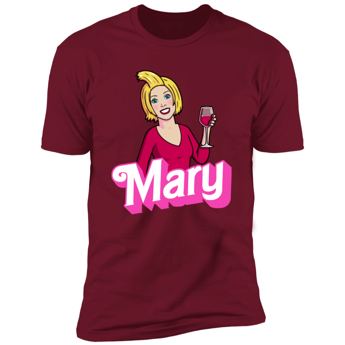 T-Shirts Cardinal / S Mary Doll Men's Premium T-Shirt