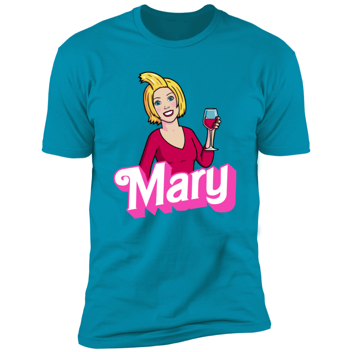 T-Shirts Turquoise / S Mary Doll Men's Premium T-Shirt