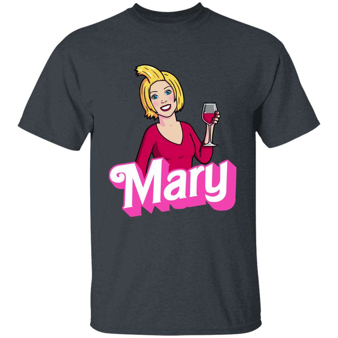 T-Shirts Dark Heather / YXS Mary Doll Youth T-Shirt