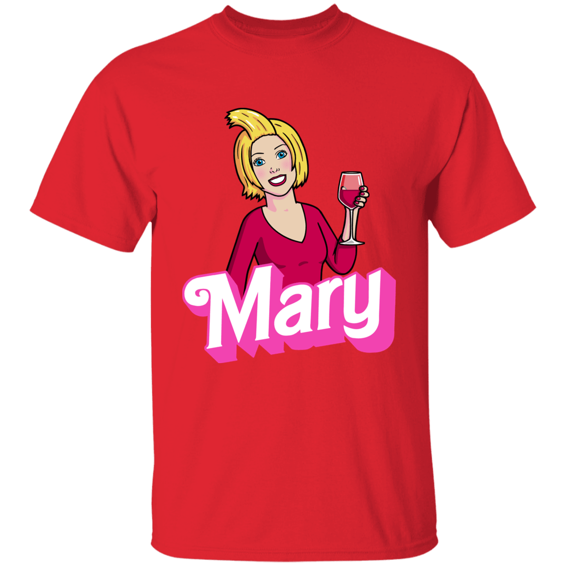 T-Shirts Red / YXS Mary Doll Youth T-Shirt