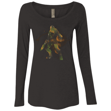 T-Shirts Vintage Black / Small Master Chief Women's Triblend Long Sleeve Shirt
