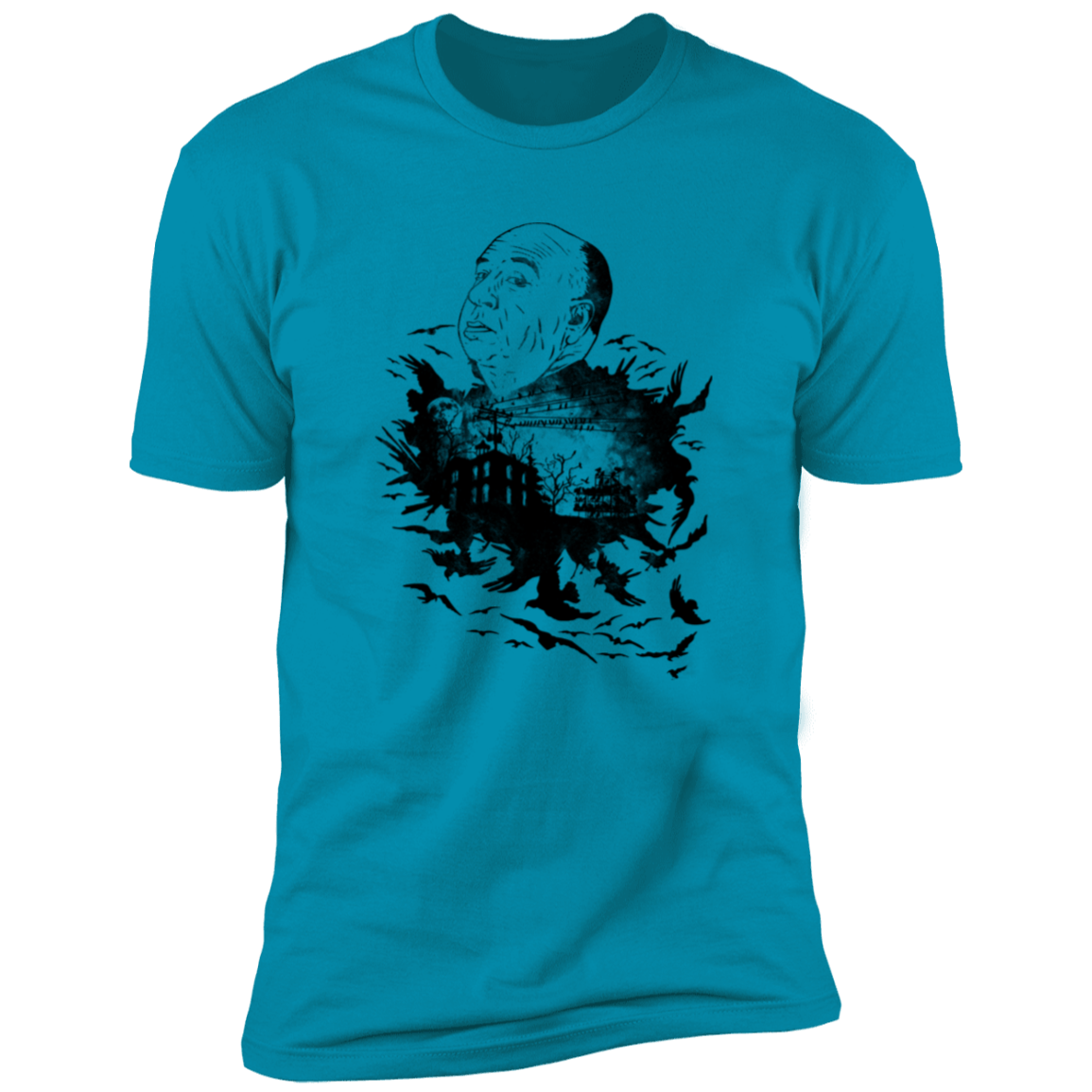 T-Shirts Turquoise / S Master Of Suspense Men's Premium T-Shirt