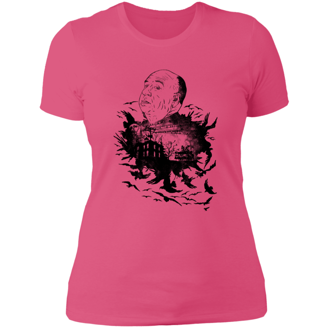 T-Shirts Hot Pink / S Master Of Suspense Women's Premium T-Shirt