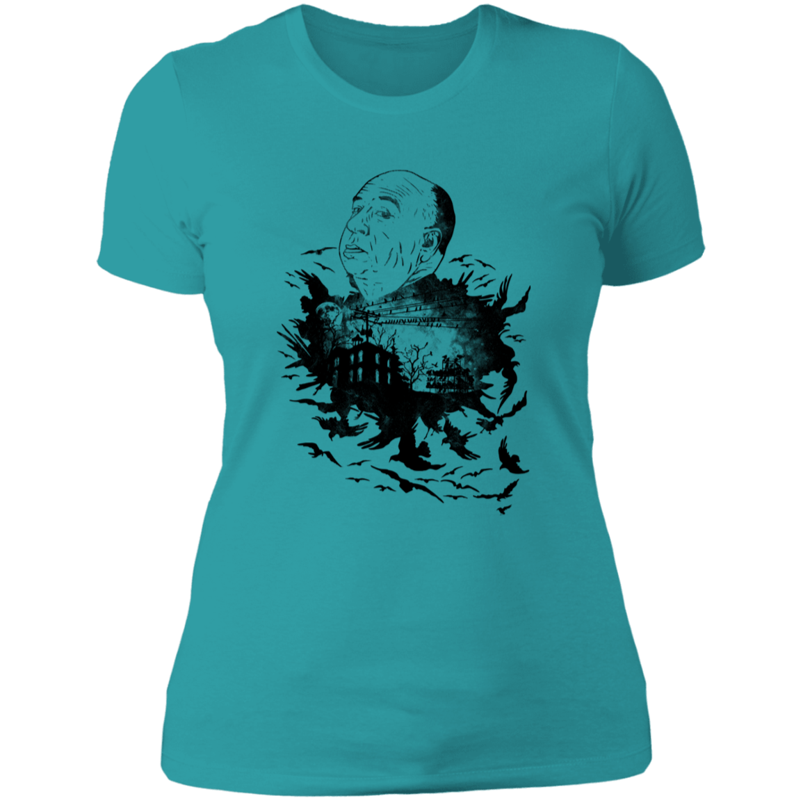 T-Shirts Tahiti Blue / S Master Of Suspense Women's Premium T-Shirt